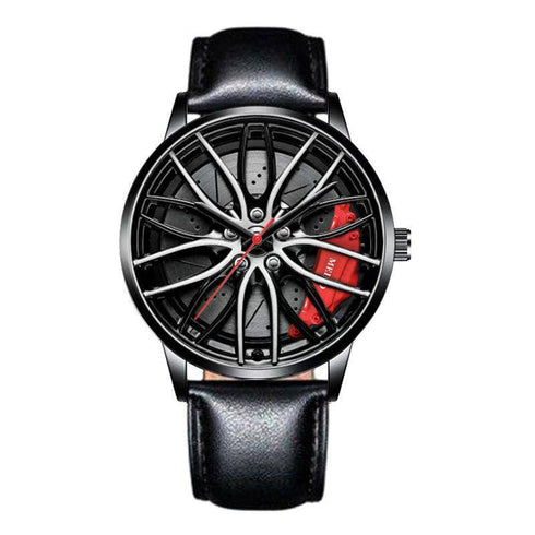 Automatic Movement Watch Men's Vacuum Plating Wheel Style - EsaModa